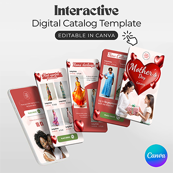 Editable Mother’s Day Catalog Template – Canva Design